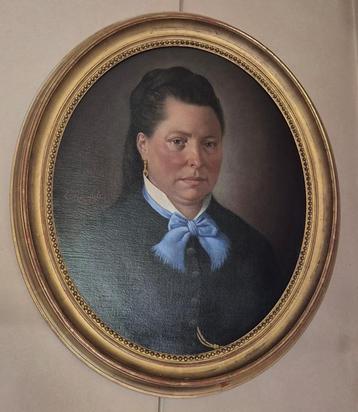 E. ROUAULT (XIXe), "Portrait de femme" 1878, beschikbaar voor biedingen