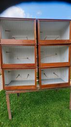 Cage pour oiseaux,, Dieren en Toebehoren, Vogels | Hokken en Kooien, Ophalen, Gebruikt, Hout, Vogelkooi