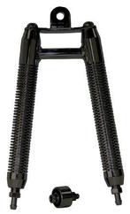 Olie V-vormige oliekoeler - zwart, Motoren, Onderdelen | Harley-Davidson, Petroleumhavenweg 26, Info@taco-motos.com, Nieuw, Ophalen of Verzenden