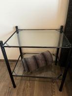 Bijzettafel, Huis en Inrichting, Minder dan 55 cm, Metaal of Aluminium, Rechthoekig, Ophalen