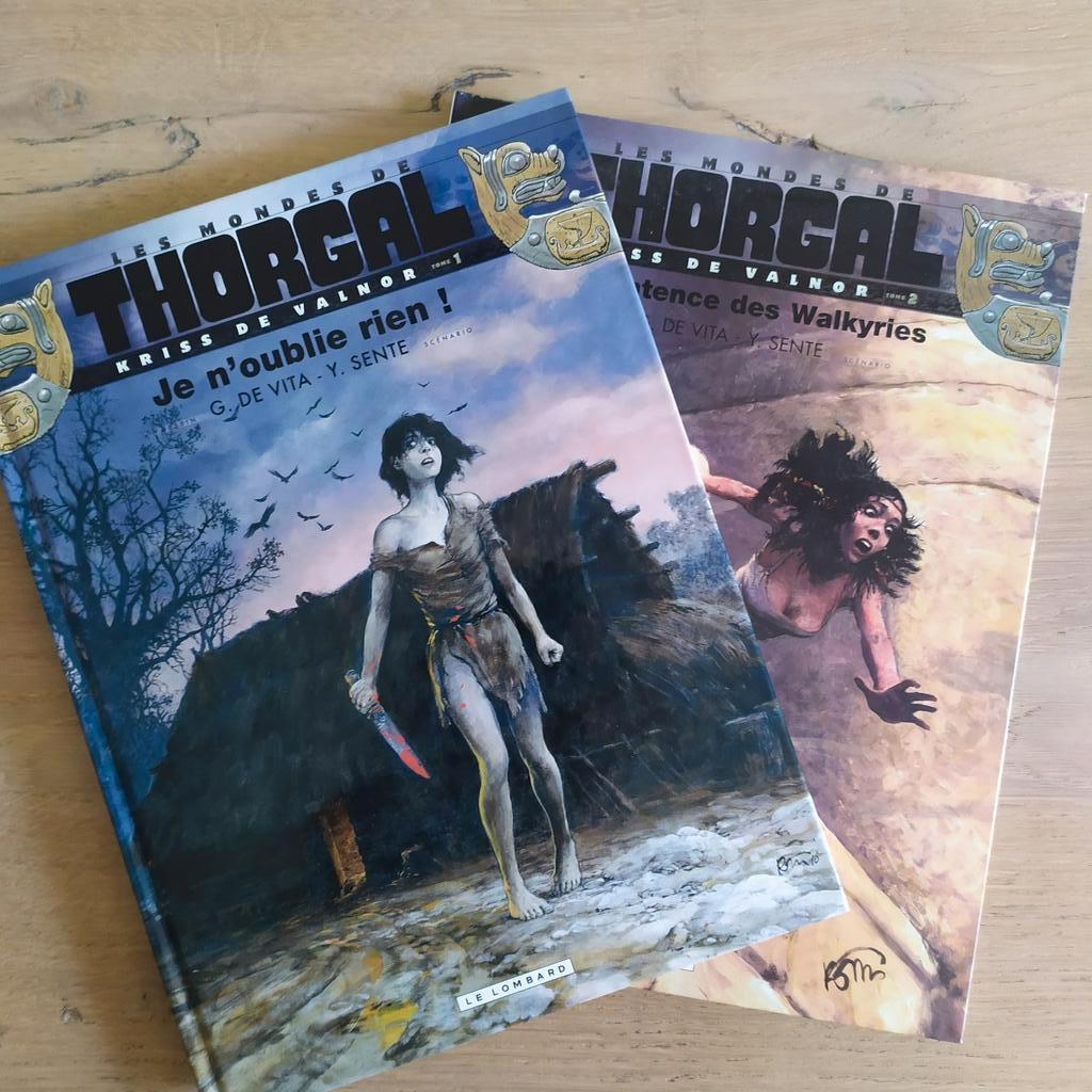 Thorgal Kriss de Valnor 1 & 2 De Vita Sente EO TBE, Livres, Plusieurs BD, Enlèvement ou Envoi, Comme neuf