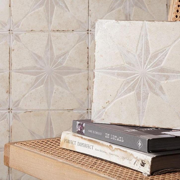 Vintage tegels - Stertegels - retro tegels - Vloertegels, Huis en Inrichting, Woonaccessoires | Overige, Nieuw, Verzenden