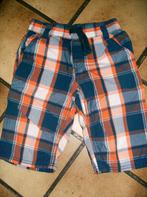 blauw oranje ruiten bermuda mt 122, Kinderen en Baby's, Kinderkleding | Maat 122, Ophalen of Verzenden, Gebruikt, Jongen, Broek