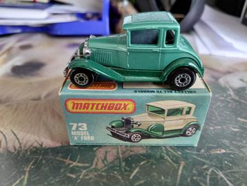 Matchbox 73e Ford Model A box Type "L" met "NEW" beschikbaar voor biedingen