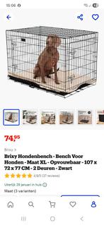 Hondenbench XL zwart, Dieren en Toebehoren, Ophalen