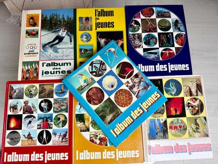 Collectie van 13 L’Album des Jeunes boeken (1961‑1974), Boeken, Kinderboeken | Jeugd | 13 jaar en ouder, Zo goed als nieuw, Non-fictie