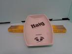 Oude kleine rechthoekige asbak of lege zak HAIG WHISK, Verzamelen, Ophalen of Verzenden, Zo goed als nieuw, Asbak
