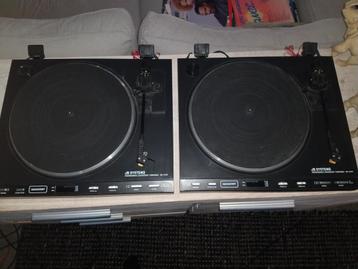 2x jb systems professional turntable qs-3345 (belt drive) beschikbaar voor biedingen