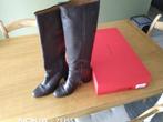 lederen laarzen, Kleding | Dames, Schoenen, Hoge laarzen, Bruin, Zo goed als nieuw, Ophalen