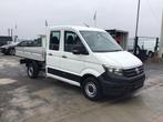 volkswagen crafter laadbak/dubbel/cabine 7plaatsen 2023, Auto's, 4 deurs, 4 cilinders, Volkswagen, 3000 kg