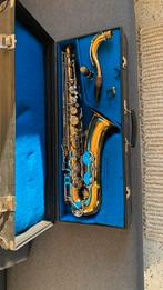 Tenor Saxofoon (goudkleurig), Muziek en Instrumenten, Ophalen, Tenor, Met koffer