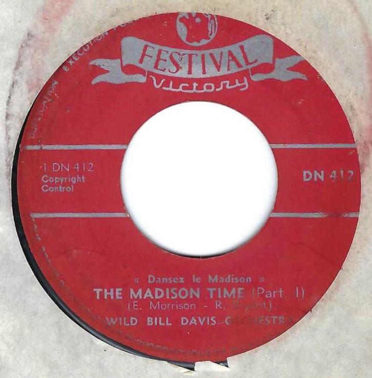 Wild Bill Davis Orchestra – The Madison Time (Part 1 & 2), CD & DVD, Vinyles Singles, Utilisé, Single, Jazz et Blues, 7 pouces