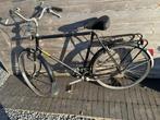 Zwarte retro herenfiets Novy, Fietsen en Brommers, Gebruikt, Versnellingen, 53 tot 57 cm, Ophalen