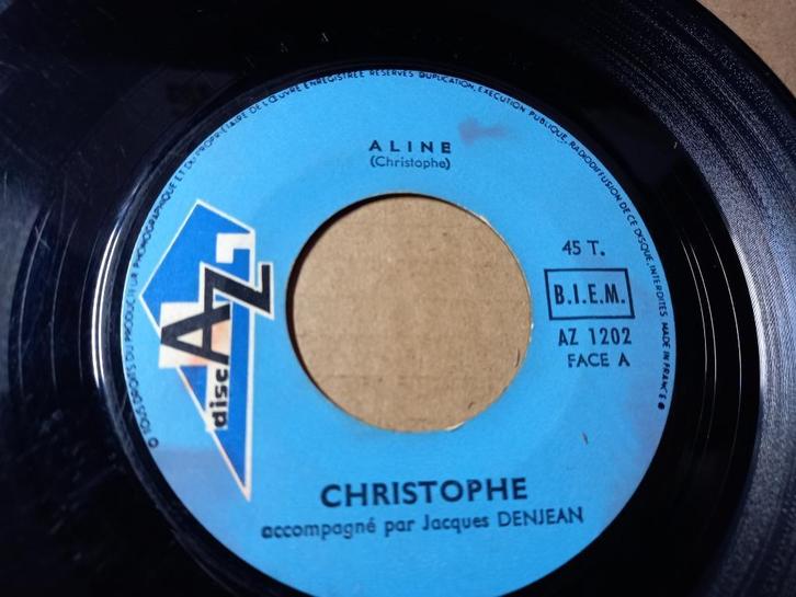 Christophe ‎– Aline / Je Ne T'Aime Plus '7, Cd's en Dvd's, Vinyl Singles, Gebruikt, Single, Pop, 7 inch, Ophalen of Verzenden