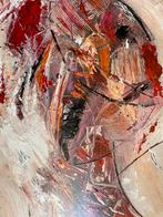 Oil on canvas abstract werk, Antiek en Kunst, Ophalen