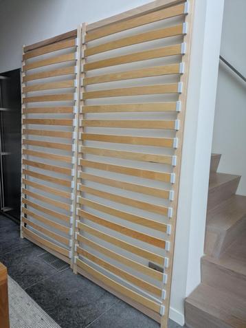 2 x lattenbodem 90 x 200 cm - voor bedden met geringe instee beschikbaar voor biedingen