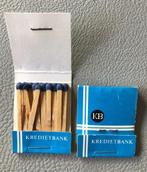 Oud lucifermapje KB KREDIETBANK, Ophalen of Verzenden, Zo goed als nieuw, Luciferdoosjes of -merken