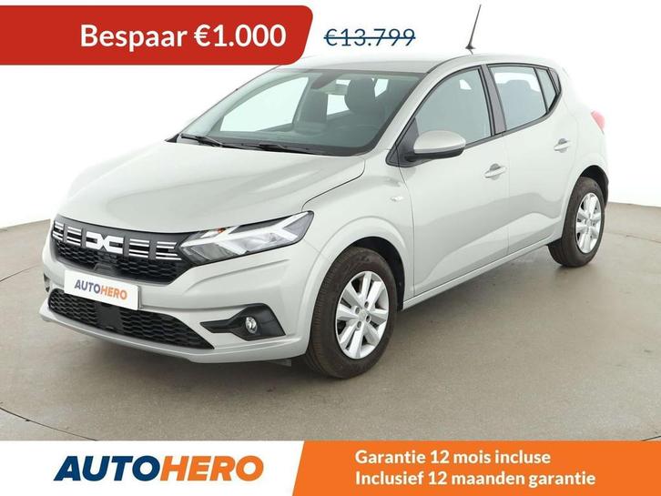 Dacia Sandero 1.0 SCe Expression (bj 2024), Auto's, Dacia, Te koop, Sandero, ABS, Airbags, Airconditioning, Bluetooth, Boordcomputer