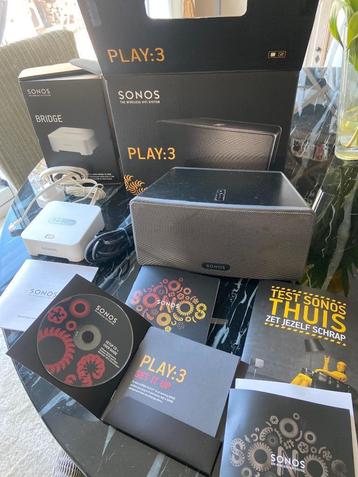sonos play 3 + sonos bridge, Audio, Tv en Foto, Luidsprekerboxen, Ophalen, Sonos