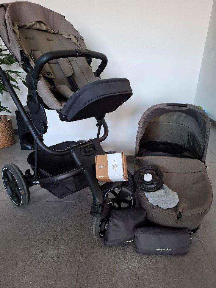 Easywalker Harvey 3 – Sage Green (Complete Set), Kinderen en Baby's, Kinderwagens en Combinaties, Gebruikt, Kinderwagen, Overige merken