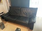 2 fauteuils en cuir noir, Maison & Meubles, Fauteuils, Enlèvement, Cuir