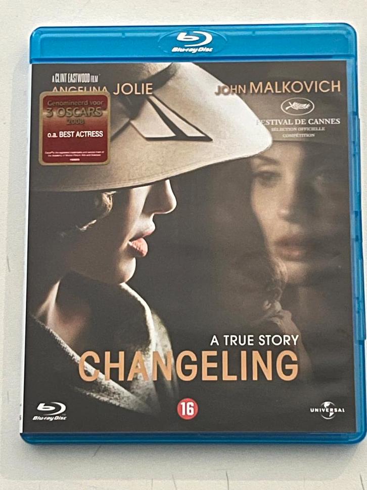 Changeling - Blu-ray (Angelina Jolie, John Malkovich), CD & DVD, Blu-ray, Utilisé, Drame, Enlèvement ou Envoi