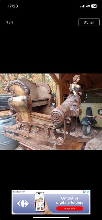 Antieke friese arreslee beschikbaar voor biedingen