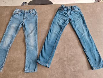 Jeans maat 140 samen voor 4,5€