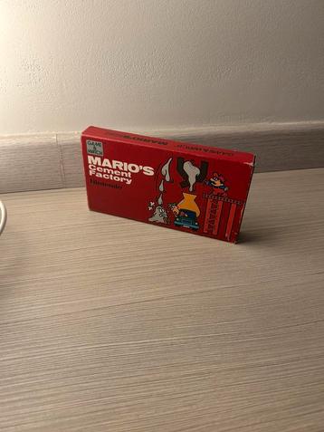 Game and watch mario’s cement factory beschikbaar voor biedingen