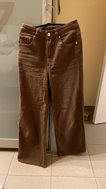 Bruine jeans broek  beschikbaar voor biedingen