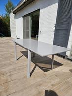 Tafel hout, grijs, uittrekbaar, Huis en Inrichting, Ophalen, Gebruikt, 50 tot 100 cm, Vijf personen of meer
