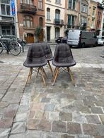 Chaises salle a manger, Maison & Meubles, Chaises, Comme neuf, Brun, Enlèvement, Cuir