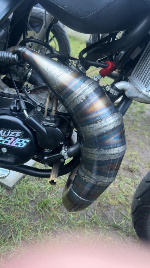 Voca rookie uitlaat am6, Fietsen en Brommers, Brommeronderdelen | Algemeen, Ophalen of Verzenden