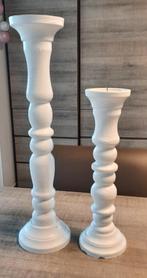 kandelaars, Huis en Inrichting, Ophalen, Gebruikt, Wit