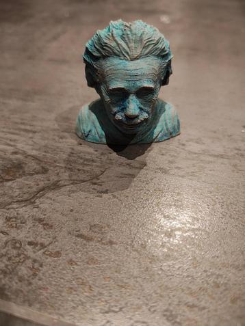 mini Einstein - echt koper patina beschikbaar voor biedingen