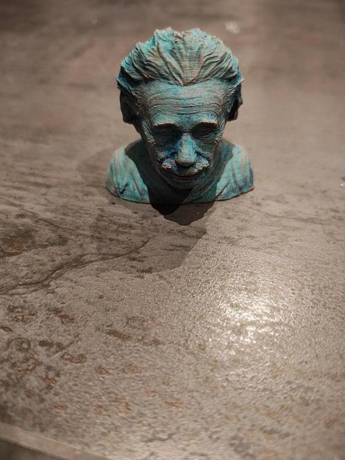 mini Einstein - echt koper patina, Antiek en Kunst, Antiek | Brons en Koper, Koper, Ophalen of Verzenden