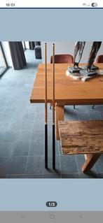 2 biljartstokken voor 5€/stuk, Sport en Fitness, Biljarten en Poolen, Ophalen, Zo goed als nieuw
