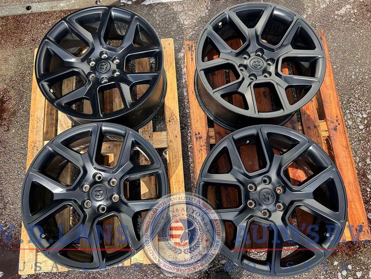 Originele Dodge RAM velgen – 22 inch Black, Auto-onderdelen, Banden en Velgen, Velg(en), Personenwagen, Gebruikt, Ophalen