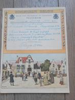 Telegram - Zottegem 1943, Verzamelen, Ophalen of Verzenden