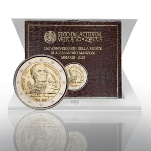 2 euro Vaticaan 2023 - Alessandro Manzoni (BU), Postzegels en Munten, Munten | Europa | Euromunten, Setje, 2 euro, Vaticaanstad