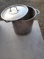 Kookpot inox 25 liter, Inox, Gebruikt, Ophalen of Verzenden