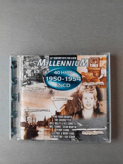 2cd. Millennium Hits 1950-1954. (Disky)., Cd's en Dvd's, Cd's | Verzamelalbums, Ophalen of Verzenden