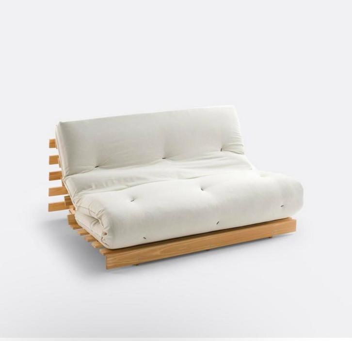 PRACHTIG Futon zetelbed - perfecte staat, Huis en Inrichting, Slaapkamer | Matrassen en Bedbodems, Zo goed als nieuw, Matras, 160 cm