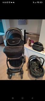 Complete trio-kinderwagen., Kinderen en Baby's, Ophalen of Verzenden, Zo goed als nieuw, Kinderwagen