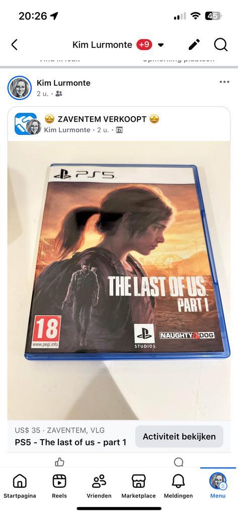 The Last of Us Part 1, Games en Spelcomputers, Games | Sony PlayStation 5, Ophalen