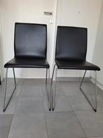 Eetkamerstoelen ikea 2 stuks., Ophalen, Zwart