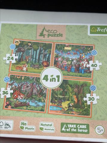 4 puzzels: thema natuur/ dieren., Ophalen of Verzenden, 10 tot 50 stukjes, Zo goed als nieuw, 2 tot 4 jaar