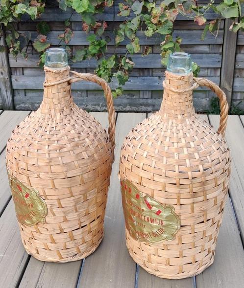 2 wijnflessen van 5 liter, Verzamelen, Wijnen, Rode wijn, Ophalen of Verzenden