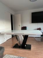Luxe Uitschuifbare eettafel, Huis en Inrichting, Tafels | Eettafels, Ophalen, Zo goed als nieuw, Glas