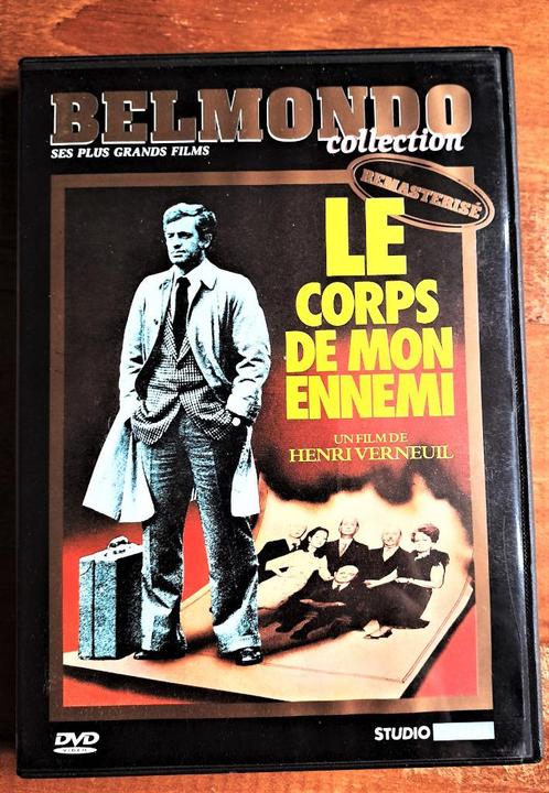 Le Corps de mon ennemi - Henri Verneuil - Jean-Paul Belmondo, Cd's en Dvd's, Dvd's | Thrillers en Misdaad, Gebruikt, Actiethriller